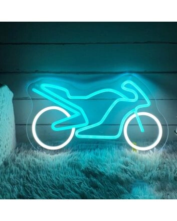 Racing Motorcycle Neon Sign