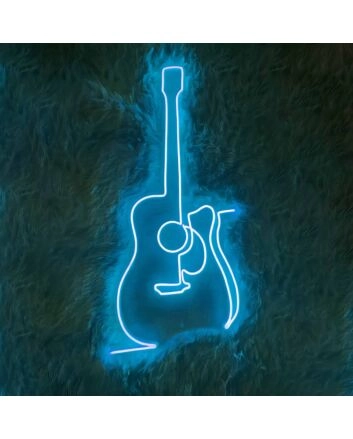 Music Guitar Neon Sign