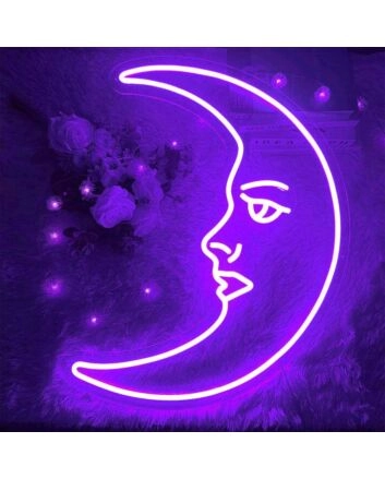 Moon Neon Light