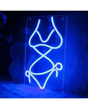 Sexy Bikini Outfit Stylish Neon Sign