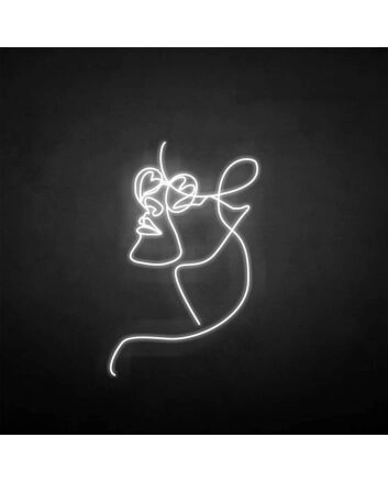 Sexy face&#39; neon sign