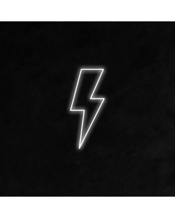 Lightning Bolt Neon Sign for Dynamic and Fun Decor