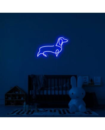 Dachshund Neon Sign for Dog Lovers and Fun Spaces