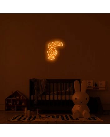 Tucan Neon Sign for Tropical and Fun Decor