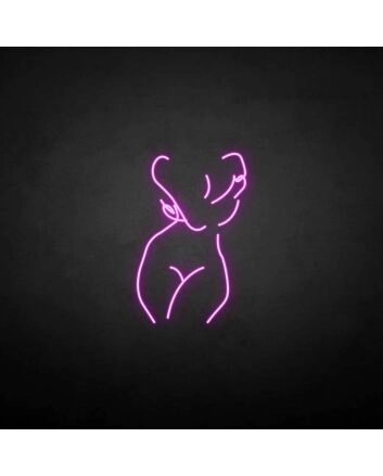 &#39;Women body&#39; neon sign