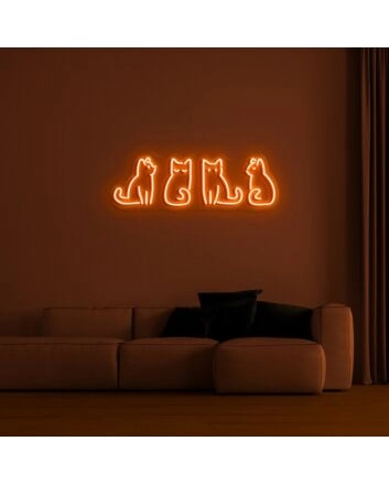 Kitty Neon Sign for Cute and Playful Decor
