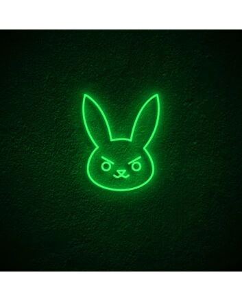 Dva Bunny Neon Sign for Anime and Gaming Fans