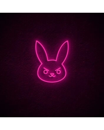 Dva Bunny Neon Sign for Anime and Gaming Fans
