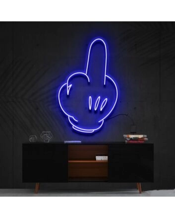 Bad Attitude Mickey Neon Sign for Edgy and Unique Decor