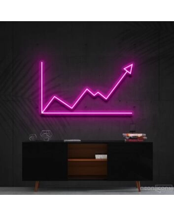 Bull Market Neon Sign for Finance and Trading Enthusiasts