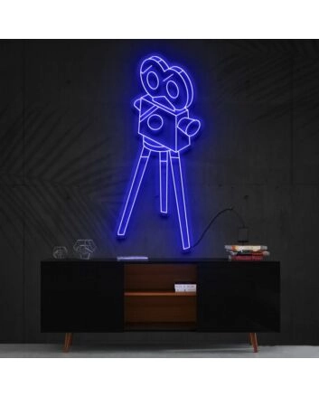 Camera Roll Neon Sign for Photography Enthusiasts