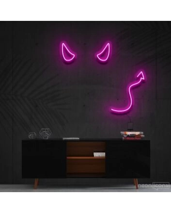 Devil Horns Neon Sign for Edgy and Unique Decor