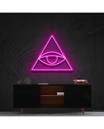 Evil Eye Neon Sign for Protection and Unique Decor