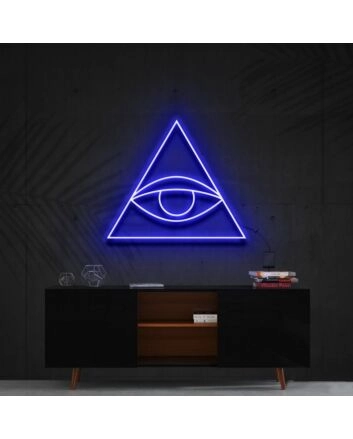 Evil Eye Neon Sign for Protection and Unique Decor