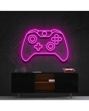 Xbox Controller Neon Sign for Gamers and Entertainment Spaces