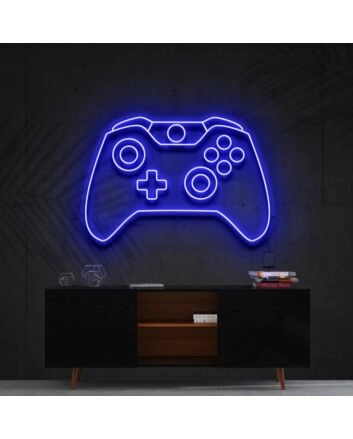Xbox Controller Neon Sign for Gamers and Entertainment Spaces