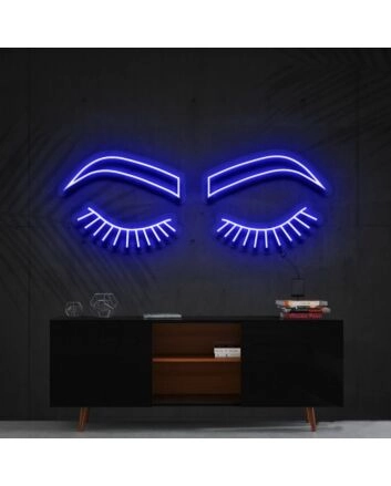 Lashes Brows Neon Sign for Beauty Salons