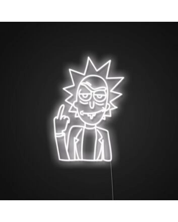 Rick Neon Sign for Fans and Fun Spaces