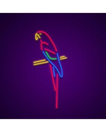 Parrot Neon Sign for Tropical and Fun Decor