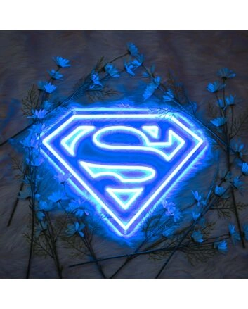 Superman Neon Sign for Superhero Fans