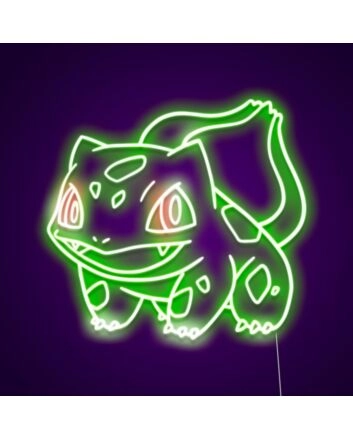 Balbasaur Neon Sign for Anime Fans and Fun Spaces