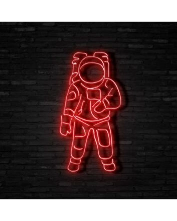 Astronaut Neon Sign for Space and Astronomy Lovers
