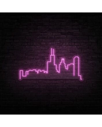 Chicago Neon Sign for City Lovers and Modern Spaces