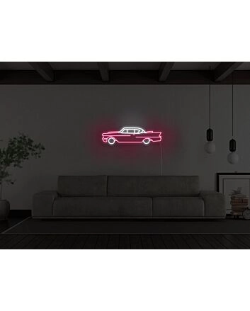 Vintage Cadillac Neon Sign for Car Enthusiasts and Retro Decor