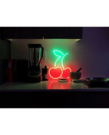 Cherry Neon Sign for Fun and Whimsical Decor