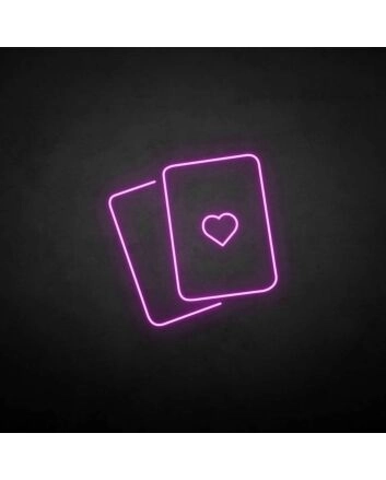 &#39;Love Card&#39; neon sign