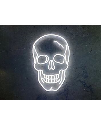 Skull Neon Sign for Edgy and Bold Decor