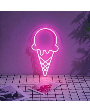 Ice cream3&#39; neon sign