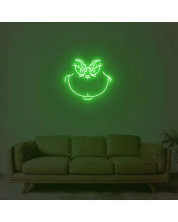 Christmas Grinch Neon Sign for Festive and Fun Spaces