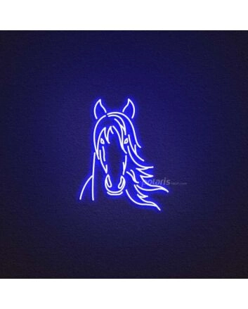 Horse Neon Sign for Animal Lovers and Rustic Decor