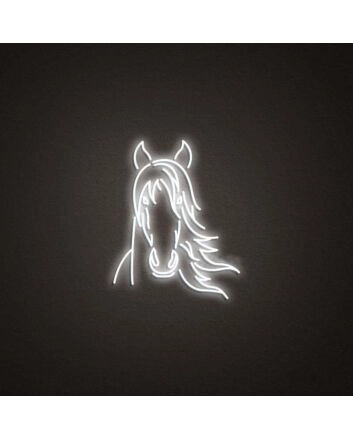 Horse Neon Sign for Animal Lovers and Rustic Decor