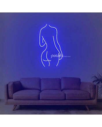 Lady Back Neon Sign for Artistic and Elegant Spaces