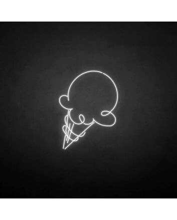 Ice cream3&#39; neon sign