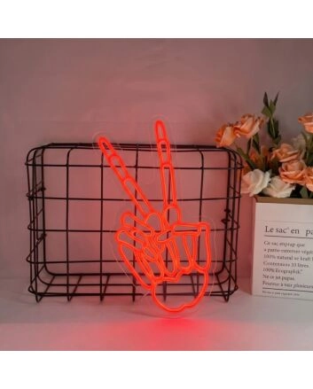 Skeleton Hand Neon Sign for Edgy and Unique Decor