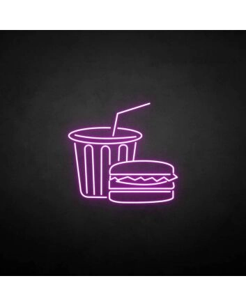 Fast food&#39; neon sign