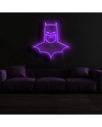 Batman Neon Sign for Superhero Fans