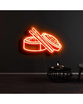 Chinese Cantonese Dim Sum Neon Sign for Cultural and Whimsical Decor