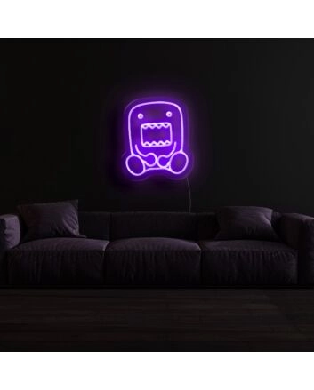 Domo Kun Neon Sign for Anime Fans