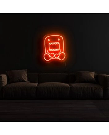 Domo Kun Neon Sign for Anime Fans