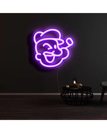 Popeye Neon Sign for Cartoon Fans