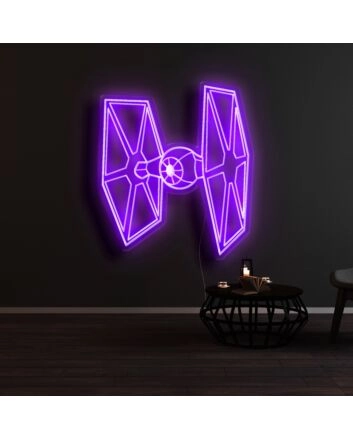 Star Wars Ship Neon Sign for Sci-Fi Fans