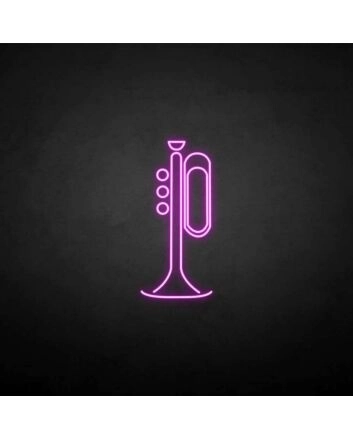 Piccolo trumpet&#39; neon sign