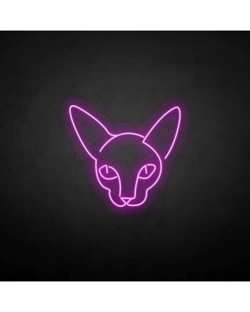 Sphinx cat&#39; neon sign
