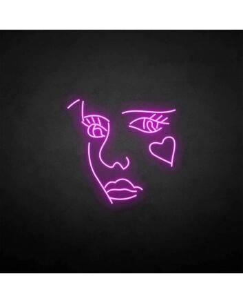 Punk girl&#39; neon sign