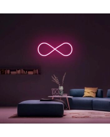 Infinity Loop Neon Sign for Motivational and Inspirational Spaces