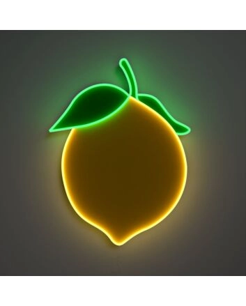 Lemon Neon Sign for Refreshing and Fun Decor